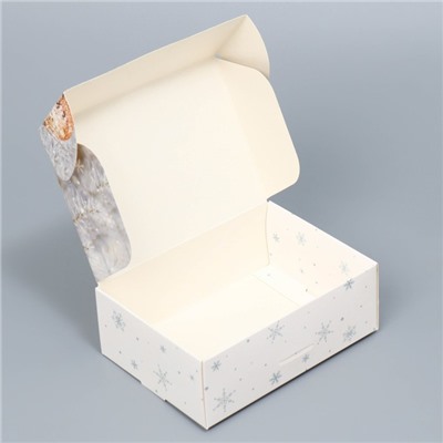 Коробка складная «Снежные шары», 14 х 10 х 5 см