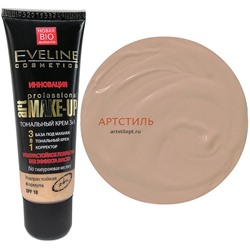 Eveline Тональный крем "Professional Art. Make-Up 3в1" Пастельный 30 мл