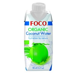 Органическая кокосовая вода "FOCO" 330 мл Tetra Pak (USDA organic)