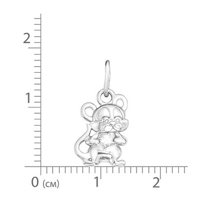 Серебряная подвеска "Мышка" 779