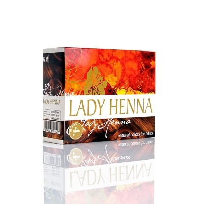 Lady Henna - цвет Каштановый -краска для волос на основе индийской хны, 60 г