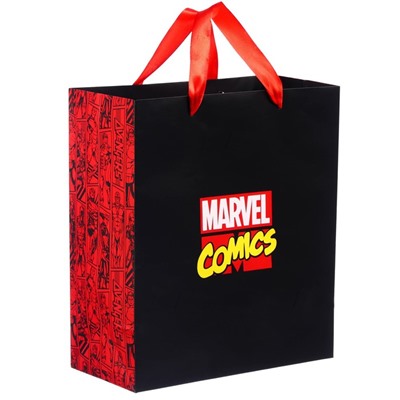 Пакет ламинированный вертикальный, "Comics", Мстители, 23х27х11 см