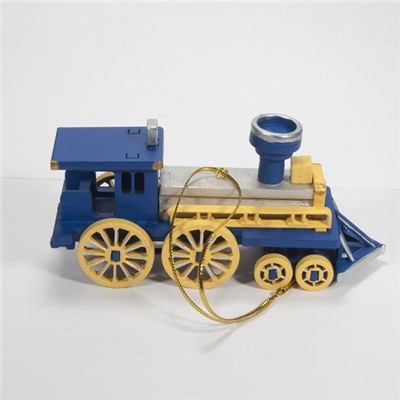 Елочная игрушка, сувенир - Ретро паровоз 640-6