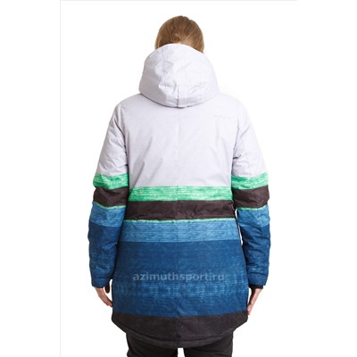 Женская куртка-парка Azimuth В 8410_75 (БP) Зеленый
