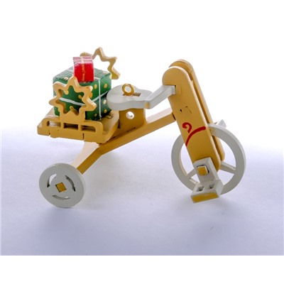 Елочная игрушка - Детский велосипед с багажником 290-3 Star