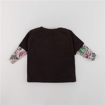 Футболка Дрейк с тату рукавами girl tattoo #EVGAKIDS NEON