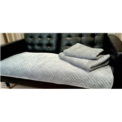 Накидка на диван и кресла Блюмарин Распродажа 90/160-2шт, 90/210-1шт серый