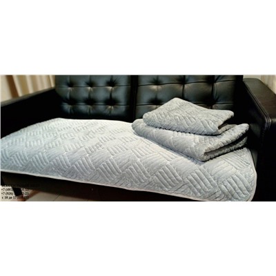 Накидка на диван и кресла Блюмарин Распродажа 90/160-2шт, 90/210-1шт серый