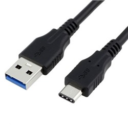Кабель USB 3.1 Type C(m) - USB 3.0 Am - 0.5 м, черный, Orient UC-305