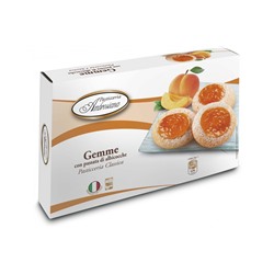 Печенье Амброзиана  "Джемме" с абрикосовой начинкой (Gemme di albicocche) 140г