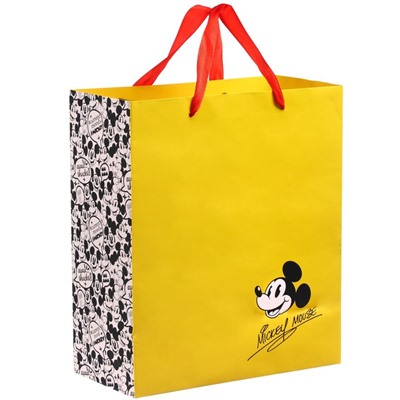 Пакет ламинированный вертикальный, "Mickey mouse" Микки Маус, 23х27х11 см