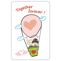 Магнит на холодильник: "Together Forever"