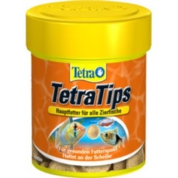 Tetra Tablets Tips (таблетки ) 75 шт. корм для всех рыб  кот. приклеивается к стеклу аквариума