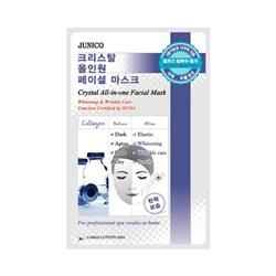 Junico Crystal All-in-one Facial Mask Collagen Маска тканевая с коллагеном, 25 гр