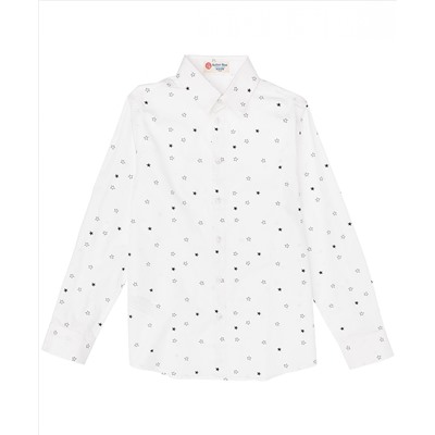Белая рубашка со звездами