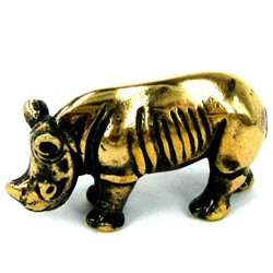 Носорог статуэтка бронза 31*11*18мм (СТ 043)