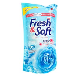 LION Fresh&Soft Кондиционер для белья парфюмированный «Утренний Поцелуй» 600мл.