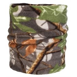 Купить зимний шарф бафф лесной камуфляж
