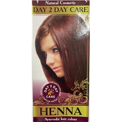 HENNA Ayurvedic Hair Colour, Day To Day Care (ХНА аюрведическая краска для волос, 100% чистый порошок хны, Дэй ту Дэй Кэр), 100 г.