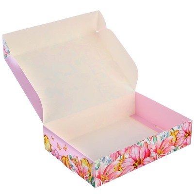 Коробка подарочная складная "Цвети", 21х15х5см, Минни Маус