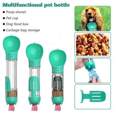 Бутылка для воды 3 в 1 для кошек и собак Pet Multifunctional Water Bottle 300 мл оптом