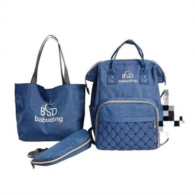 Набор сумка-рюкзак 3 в 1 для мам на коляску оптом
