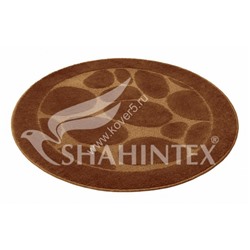 Коврик для ванной SHAHINTEX РР 90*90 коричневый 34 круг