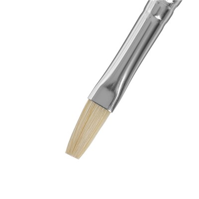 Кисть Щетина плоская, HANA Сочиняй № 8 (длина волоса 17 мм), короткая ручка матовая