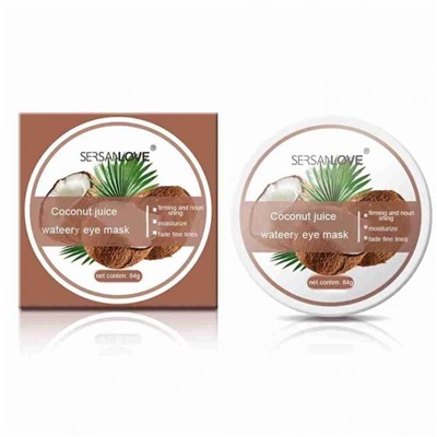 Гидрогелевые патчи для кожи вокруг глаз с экстрактом кокоса SersanLove Coconut Juice Eye Mask 60шт