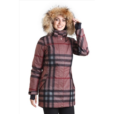Женская куртка-парка Azimuth B 8498_152 Бордовый