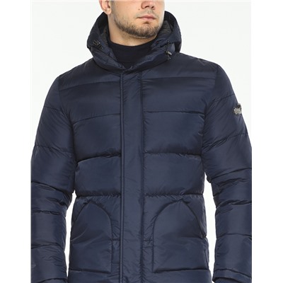 Зимняя темно-синяя куртка мужская модель 27544