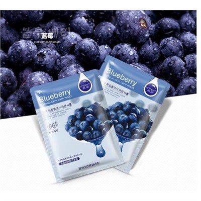 Маска для лица Rorec Natural Skin Blueberry Mask с экстрактом голубики 30 г оптом