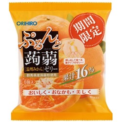 Желе из конняку со вкусом мандарина Orihiro Jelly Mandarin