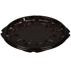 Контейнер для торта Т-165ДШ, круглый, цвет коричневый, размер 16,6 х 16,6 х 1,05 см