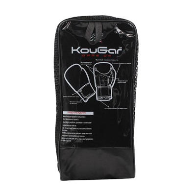 Перчатки боксерские KouGar KO200-10, 10oz, красный