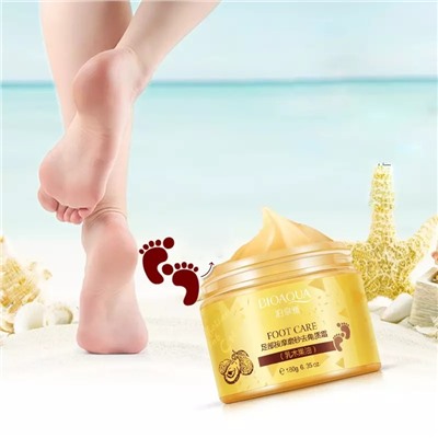 Отшелушивающий крем для ног Bioaqua Shea Butter Foot Massage Scrub Exfoliating Cream 180g