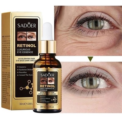 Сыворотка с ретинолом для кожи вокруг глаз Sadoer Retinol Luxurious Eye Essence 30ml