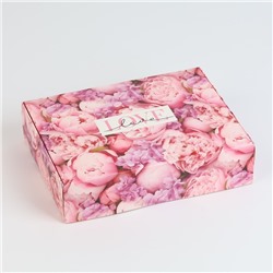 Коробка складная «Цветочное настроение», 21 х 15 х 5 см