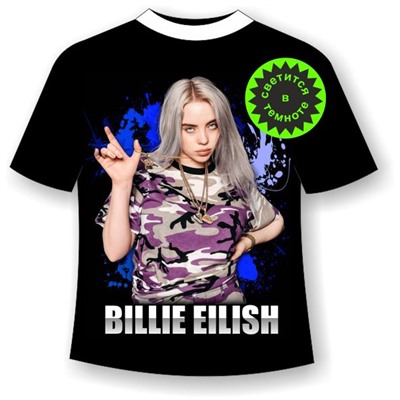 Подростковая футболка Билли Айлиш (Billie Eilish) 1089