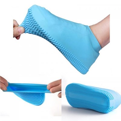 Многоразовые бахилы от дождя Waterproof silicone shoe cover оптом