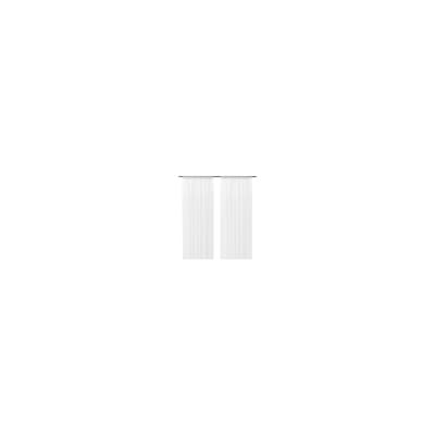 LILLEGERD ЛИЛЛЕГЕРД, Гардины, 2 шт., белый листья, 145x300 см