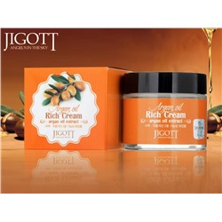 Питательный крем для лица с Арганией JIGOTT Argan Oil Rich Cream 70ml