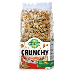 Завтраки сухие CRUNCHY с орехами и мёдом 350 г