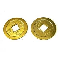 Монета под золото 2,5см