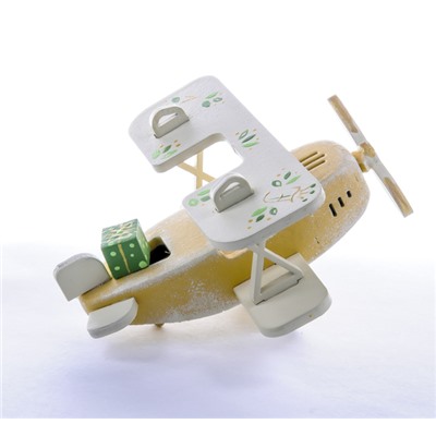 Елочная игрушка, сувенир - Самолет Биплан 290-3 Classic