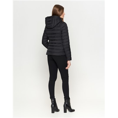 Черная куртка женская Braggart "Youth модного дизайна модель 25115
