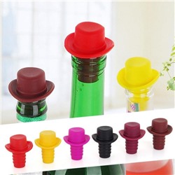 Пробка для бутылок Шляпа Silicone Bottle Stoppers