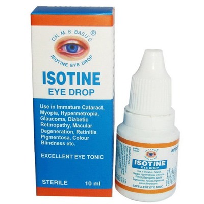 Jagat Pharma ISOTINE (Айсотин аюрведические глазные капли), 10 мл.