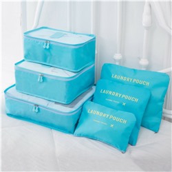 Набор дорожных сумок для путешествий Laundry Pouch, 6 шт