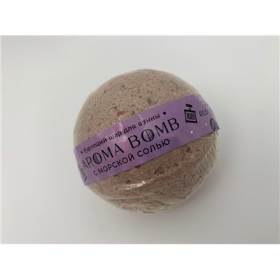 Бурлящий шар для ванны "AROMA SOAP" 160 г "RED"